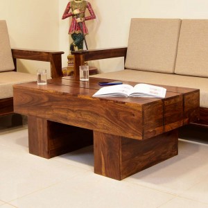 Solid Wood Group Center Table 