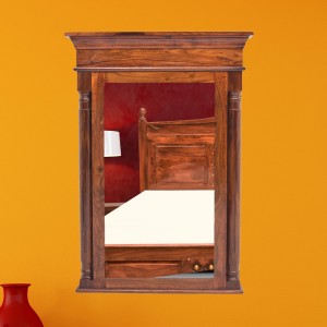 Solid Wood Jharokha Mirror Frame 