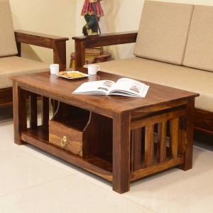 Striado Double Top Drawer Center Table