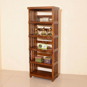 Wooden Book Shelf and Teak Finish 