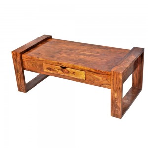 Solid Wood Tait Coffee Table and Center Table 