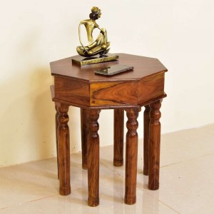 Solid Wood Eight Legs Peg Table