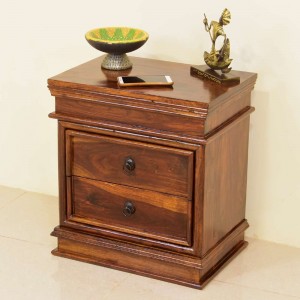 Solid Wood Bedside Table