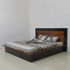 Solid Wooden Walken Bed Storage Hydraulic