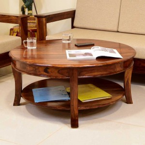 Brent Solid Wood Double Top Center Table