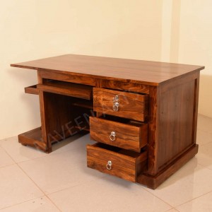 Solid Wooden Horsley Computer Table With Keyboard