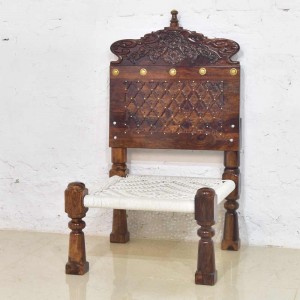 Solid Wood Rajasthani Charpai Pidha 