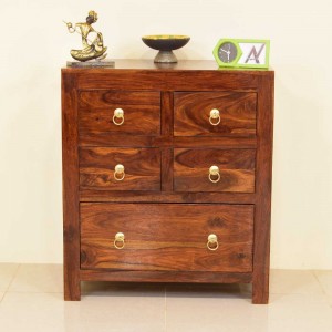 Solid Wood Kabra Side Board and Chest of Drawers 