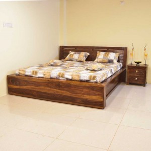 Solid Wood Souma bed with Storage 