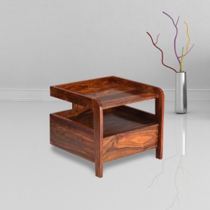 Nedra Bedside Table Honey, Mahogany, Walnut Finish