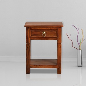 Solid Wood Sheesham Elegant Bedside Table