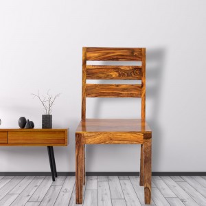 Simple Solid Sheesham Wood Dining Chair