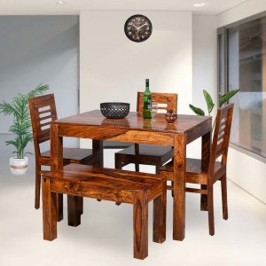 Paul Solid Wood Dining Table  