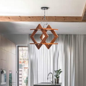 Solid Wood Pasig Wall Hanging Lamp 