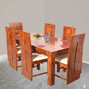 Sheesham Lerro Solid Wood Six Seater Dining Set