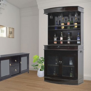 Jason Solid Wooden Sheesham Bar Cabinet