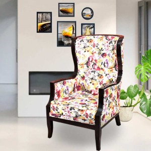 Solid Wood Asetto Wing Chair