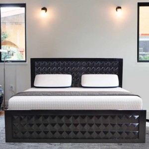 Solid Wood Diamond Sheesham bed with Storage 