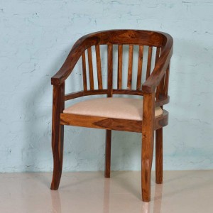 Wooden Arm Easy Comfort Chair for Home decor