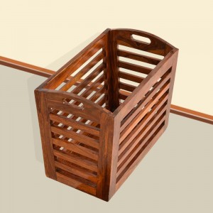 Wooden Basket Crockery