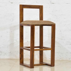 Solid Wooden Sheesham Bar Chair